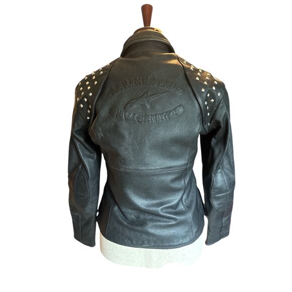 Alpinestars Stella Women’s Leather Biker Jacket | Size 10 | Studded Protection - Picture 3 of 11